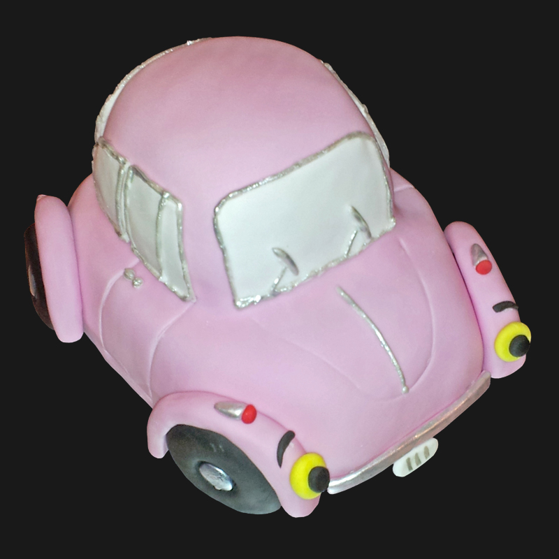 Pink Car Cake